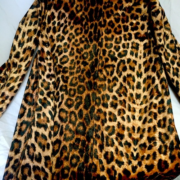 Long sleeve Leopard Print Dress - Picture 2 of 5